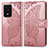 Custodia Portafoglio In Pelle Farfalla Cover con Supporto per Samsung Galaxy S20 Ultra Rosa