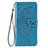 Custodia Portafoglio In Pelle Farfalla Cover con Supporto per Samsung Galaxy S23 Ultra 5G