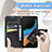 Custodia Portafoglio In Pelle Farfalla Cover con Supporto per Samsung Galaxy XCover 6 Pro 5G