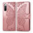 Custodia Portafoglio In Pelle Farfalla Cover con Supporto per Sony Xperia 10 II Rosa