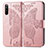 Custodia Portafoglio In Pelle Farfalla Cover con Supporto per Sony Xperia 10 III Lite Rosa