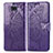 Custodia Portafoglio In Pelle Farfalla Cover con Supporto per Sony Xperia 8 Lite Viola