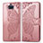 Custodia Portafoglio In Pelle Farfalla Cover con Supporto per Sony Xperia 8 Rosa