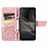 Custodia Portafoglio In Pelle Farfalla Cover con Supporto per Sony Xperia Ace II