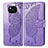 Custodia Portafoglio In Pelle Farfalla Cover con Supporto per Xiaomi Poco X3 NFC Lavanda