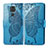 Custodia Portafoglio In Pelle Farfalla Cover con Supporto per Xiaomi Redmi 10X 4G