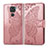 Custodia Portafoglio In Pelle Farfalla Cover con Supporto per Xiaomi Redmi 10X 4G Rosa