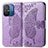 Custodia Portafoglio In Pelle Farfalla Cover con Supporto per Xiaomi Redmi 11A 4G Lavanda