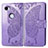 Custodia Portafoglio In Pelle Farfalla Cover con Supporto S01D per Google Pixel 3a XL Lavanda