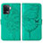 Custodia Portafoglio In Pelle Farfalla Cover con Supporto Y01B per Oppo A94 4G