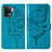 Custodia Portafoglio In Pelle Farfalla Cover con Supporto Y01B per Oppo A94 4G