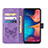 Custodia Portafoglio In Pelle Farfalla Cover con Supporto Y01B per Samsung Galaxy A30