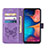 Custodia Portafoglio In Pelle Farfalla Cover con Supporto Y01B per Samsung Galaxy M10S