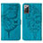 Custodia Portafoglio In Pelle Farfalla Cover con Supporto Y01B per Samsung Galaxy Note 20 5G