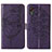 Custodia Portafoglio In Pelle Farfalla Cover con Supporto Y01B per Samsung Galaxy XCover 5 SM-G525F
