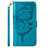 Custodia Portafoglio In Pelle Farfalla Cover con Supporto Y02B per Samsung Galaxy A02s