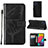 Custodia Portafoglio In Pelle Farfalla Cover con Supporto Y02B per Samsung Galaxy M33 5G