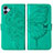 Custodia Portafoglio In Pelle Farfalla Cover con Supporto YB1 per Samsung Galaxy M04