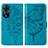 Custodia Portafoglio In Pelle Farfalla Cover con Supporto YB2 per Oppo A58 5G