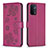 Custodia Portafoglio In Pelle Fiori Cover con Supporto BF1 per Oppo A54 5G