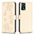 Custodia Portafoglio In Pelle Fiori Cover con Supporto BF1 per Oppo A54s