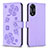 Custodia Portafoglio In Pelle Fiori Cover con Supporto BF1 per Oppo A58 5G