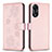 Custodia Portafoglio In Pelle Fiori Cover con Supporto BF1 per Oppo A78 5G