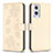 Custodia Portafoglio In Pelle Fiori Cover con Supporto BF1 per Oppo A96 5G