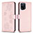 Custodia Portafoglio In Pelle Fiori Cover con Supporto BF1 per Oppo Find X5 5G