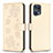 Custodia Portafoglio In Pelle Fiori Cover con Supporto BF1 per Oppo Find X5 Pro 5G