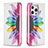 Custodia Portafoglio In Pelle Fiori Cover con Supporto L01 per Apple iPhone 13 Pro Max Rosa