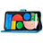 Custodia Portafoglio In Pelle Fiori Cover con Supporto per Google Pixel 4a 5G
