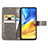 Custodia Portafoglio In Pelle Fiori Cover con Supporto per Huawei Honor X10 Max 5G