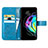 Custodia Portafoglio In Pelle Fiori Cover con Supporto per Motorola Moto Edge Lite 5G