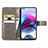 Custodia Portafoglio In Pelle Fiori Cover con Supporto per Motorola Moto Edge S 5G