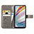 Custodia Portafoglio In Pelle Fiori Cover con Supporto per Motorola Moto G60