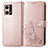 Custodia Portafoglio In Pelle Fiori Cover con Supporto per Oppo F21 Pro 4G Rosa
