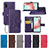 Custodia Portafoglio In Pelle Fiori Cover con Supporto per Samsung Galaxy A41