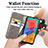 Custodia Portafoglio In Pelle Fiori Cover con Supporto per Samsung Galaxy M33 5G