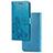Custodia Portafoglio In Pelle Fiori Cover con Supporto per Sony Xperia 1 II