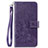 Custodia Portafoglio In Pelle Fiori Cover con Supporto per Sony Xperia 8 Lite