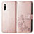 Custodia Portafoglio In Pelle Fiori Cover con Supporto per Sony Xperia Ace II