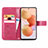 Custodia Portafoglio In Pelle Fiori Cover con Supporto per Xiaomi Mi 12 5G