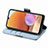 Custodia Portafoglio In Pelle Fiori Cover con Supporto S02D per Samsung Galaxy M32 5G
