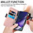 Custodia Portafoglio In Pelle Fiori Cover con Supporto S02D per Samsung Galaxy S23 Ultra 5G