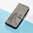 Custodia Portafoglio In Pelle Fiori Cover con Supporto S03D per Huawei Honor X10 Max 5G