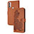 Custodia Portafoglio In Pelle Fiori Cover con Supporto Y01X per Motorola Moto E40