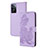 Custodia Portafoglio In Pelle Fiori Cover con Supporto Y01X per Oppo A77 4G