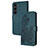 Custodia Portafoglio In Pelle Fiori Cover con Supporto Y01X per Samsung Galaxy S22 Plus 5G