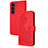 Custodia Portafoglio In Pelle Fiori Cover con Supporto Y01X per Samsung Galaxy S23 5G